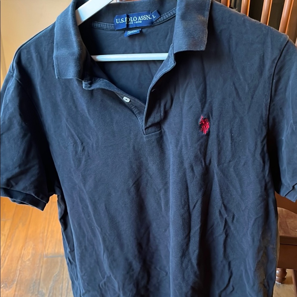 U.S. Polo Assn. Black Polo Shirt Classic Design